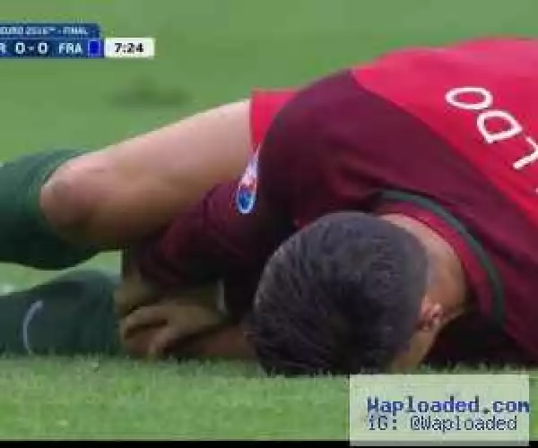 VIDEO: C. Ronaldo Suffers Knee Injury Early In Euro 2016 Final